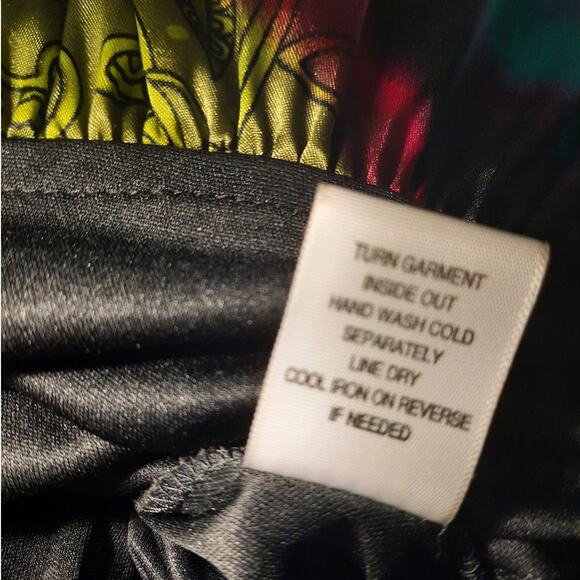 Studio Y Bubble Hem Cocktail Dress Psychedelic Rainbow Party Strapless Retro 6 - Picture 11 of 11